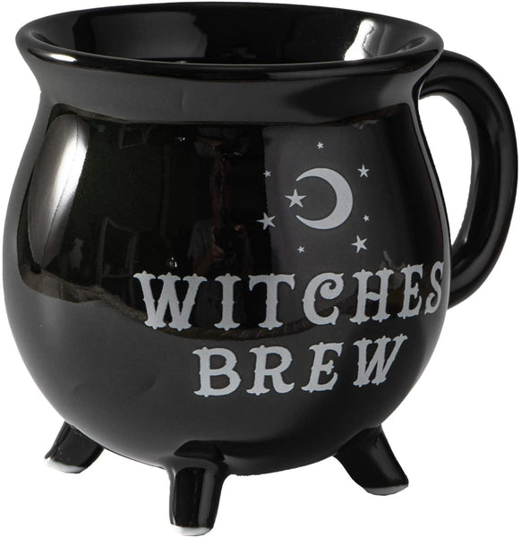 Botega Wordwide Witches Brew Cauldron Ceramic Mug Halloween 12 fl oz with Handle Tabletop Decoration