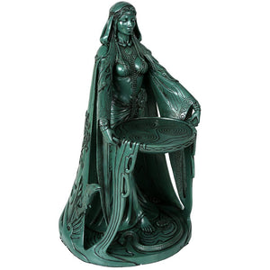 Celtic Mythology Goddess Danu Mother of Gods by Artist Maxine Miller (Green)