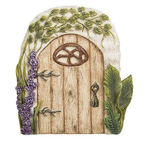 Miniature Fairy Garden of Enchantment Fairy Gnome Hobbit Oak Tree Cottage Door 4 Inches