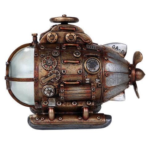 Steampunk Nautilus Explorer Submarine Collectible Color Changing LED