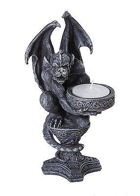 Silas the Gargoyle Candle Holder Tabletop Decor Statue 6 Inch Tall