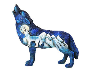 The Wolf Spirit Collection Frost Mountain Wolf Spirit Collectible Figurine