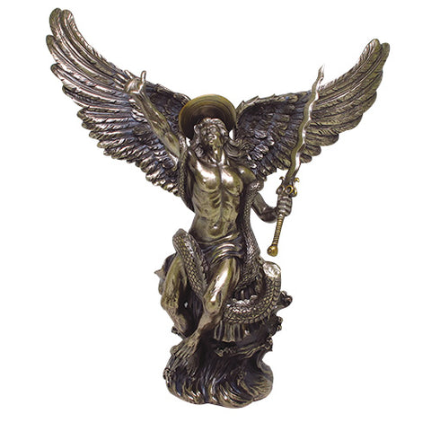 9119 11" Archangel Saint Michael Orthodox Religious Statue Figurine