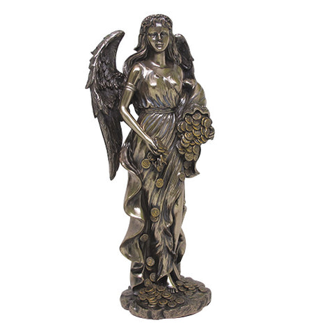 11.5 Inch Goddess Fortuna Roman Mythology Resin Statue Figurine