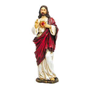 6 Inch Sacred Heart of Jesus Orthodox Religious Statue Figurine