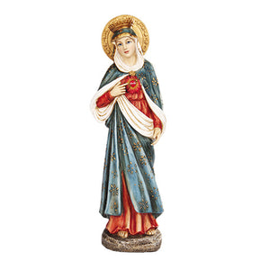 10.75 Inch Immaculate Heart of Mary Orthodox Resin Statue Figurine