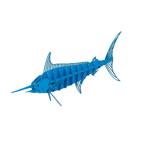 Japanese Art of Paper Craft Pacific Sailfish Premium 3D Paper Puzzle Educational Model Kit Challenge Gift Made in Japan