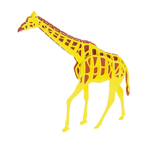 Japanese Art of Paper Craft Giraffe Premium 3D Paper Puzzle Educational Model Kit Challenge Gift Made in Japan