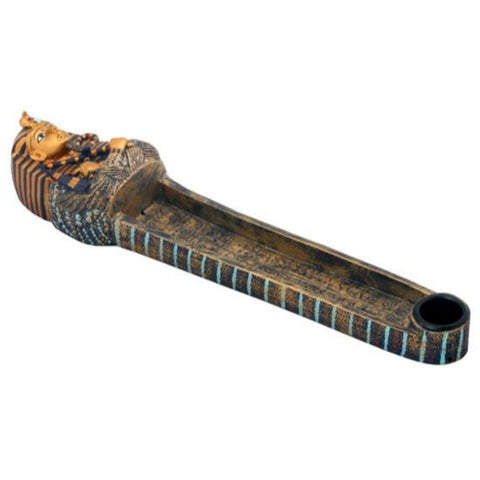 Tut Coffin Incense Holder Collectible Egyptian Aroma Scent Burner