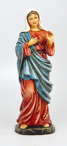 PTC 6 Inch Sacred Heart of Mary Orthodox Religious Statue Figurine