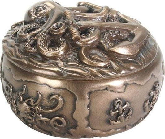 SUMMIT COLLECTION Kraken with Anchor Guardian Deep Sea Fantasy Bronze Colored...