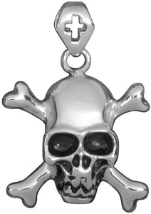 YTC Summit Double Cross Skull Pendant - Collectible Medallion Necklace Accessory