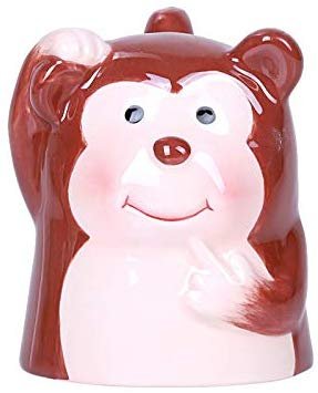 Pacific Giftware Topsy Turvy Monkey Expresso Mug Adorable Mug Upside Down Home Office Decor