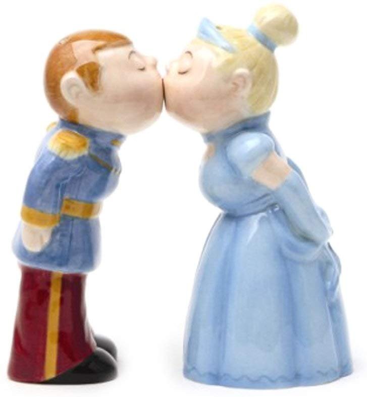 Pacific Trading Salt & Pepper Shakers Set - Royal Couple New Ceramic Kitchen Gifts 8352