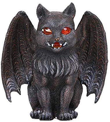 Pacific Giftware 7 Inches Winged Guardian Cat Candle Holder