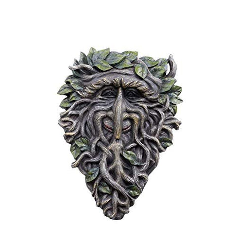 Pacific Giftware Greenman Face Resin Figurine Wall Plaque