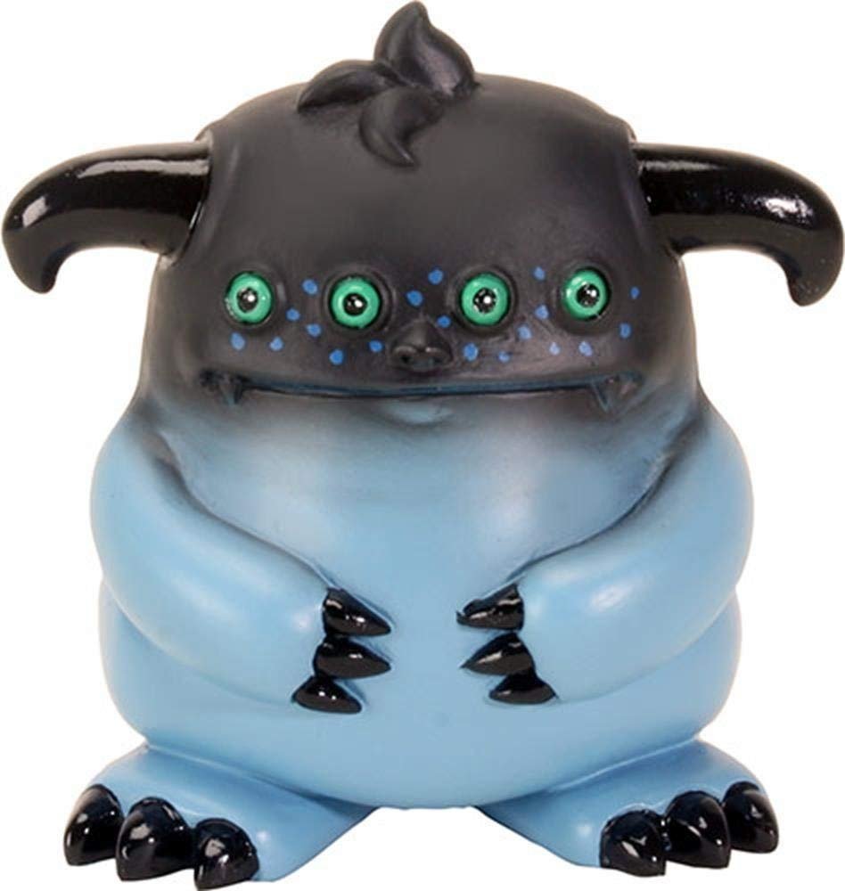 YTC Oni The Black and Blue Four Green Eyed Black Two Horned Creature