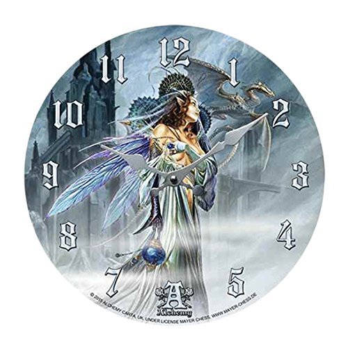 Bride Of The Moon Decor Wall Clock Round Plate Diameter 13.5"