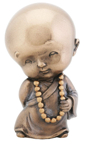 Joyful Monk Shy Baby Buddha Figurine