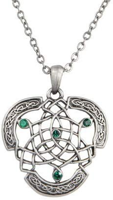 Celtic Knotwork Pewter Necklace Jewelry- Mystica Collection