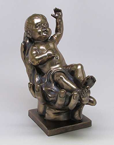 PTC 8.5 Inch Baby in Hands Parenting Themed Resin Statue Figurine
