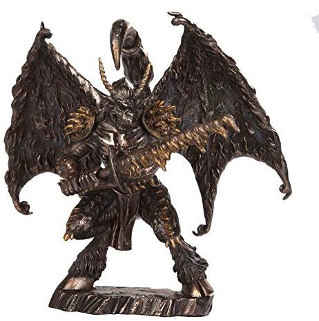 PTC 8.5 Inch Chaos Mystical Warrior God with Wings Statue Figurine