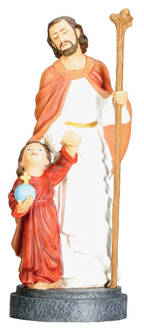 Joseph and Jesus Religious Christian Catholic Figurine