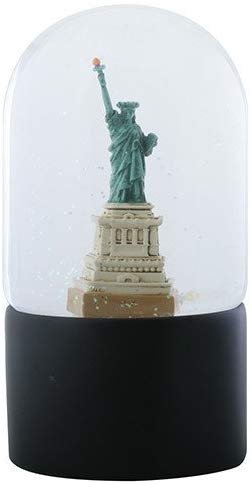 Summit International Statue Of Liberty Light Up Snow Globe-100mm