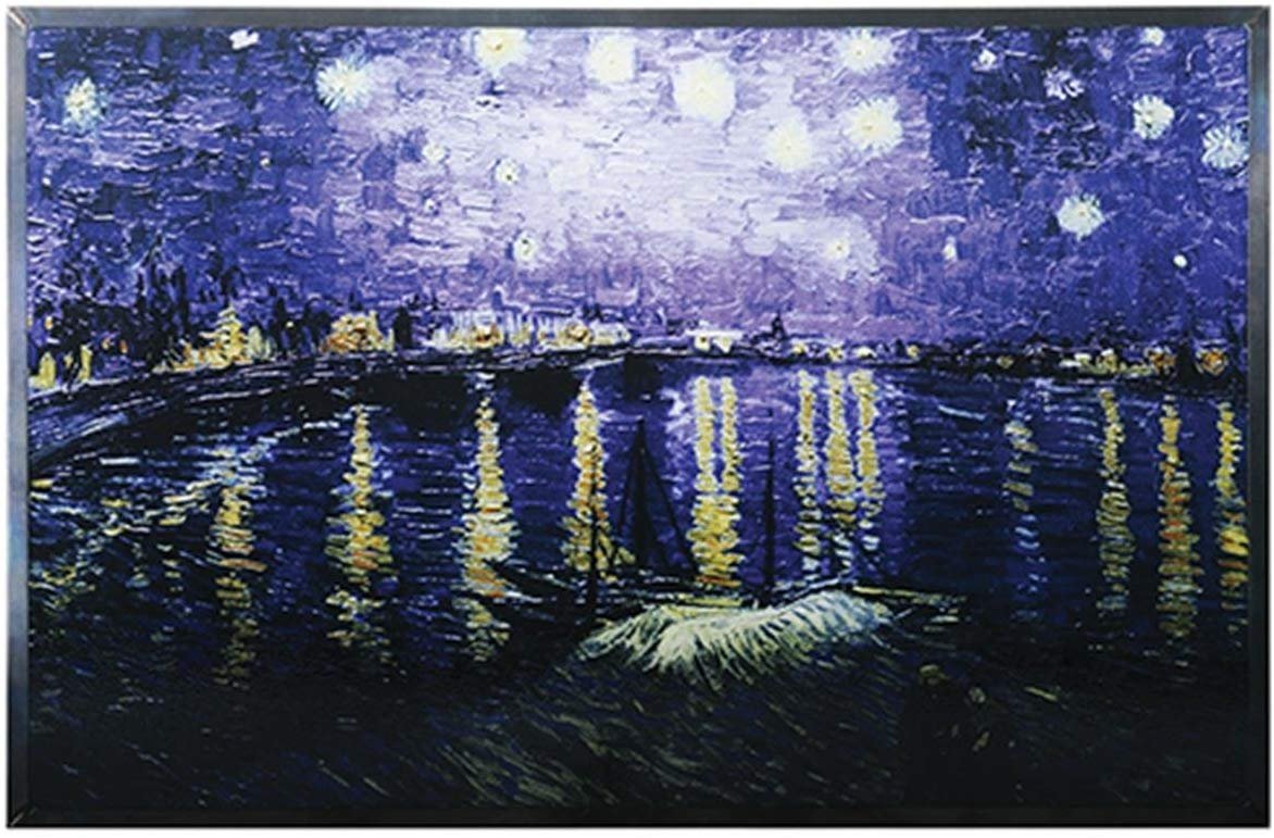 14.25 Inch Van Gogh - Starry Night Over The Rhone Wall Art Decoration