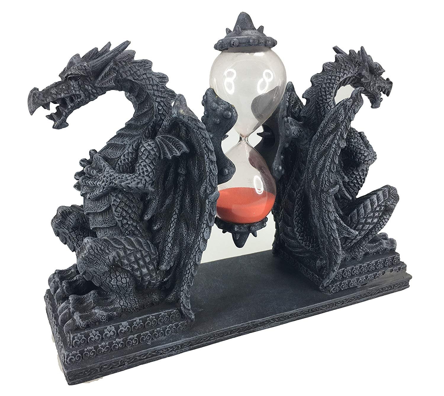 Pacific Giftware 8 Inch Green Dual Dragon Sand Timer Hourglass Statue ...