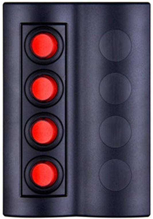 X-Haibei Marine Boat Rocker Switch Panel Round Button ON-Off Red LED 4 Way Circuit Breaker