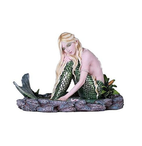 Pacific Giftware Beauty Mermaid On Water Resin Figurine Statue
