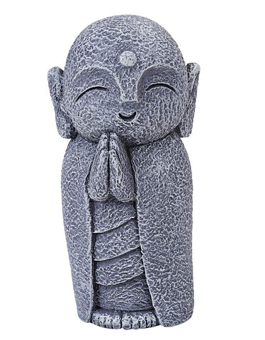 SUMMIT COLLECTION Small Smiling Jizo Monk with Clasped Hands