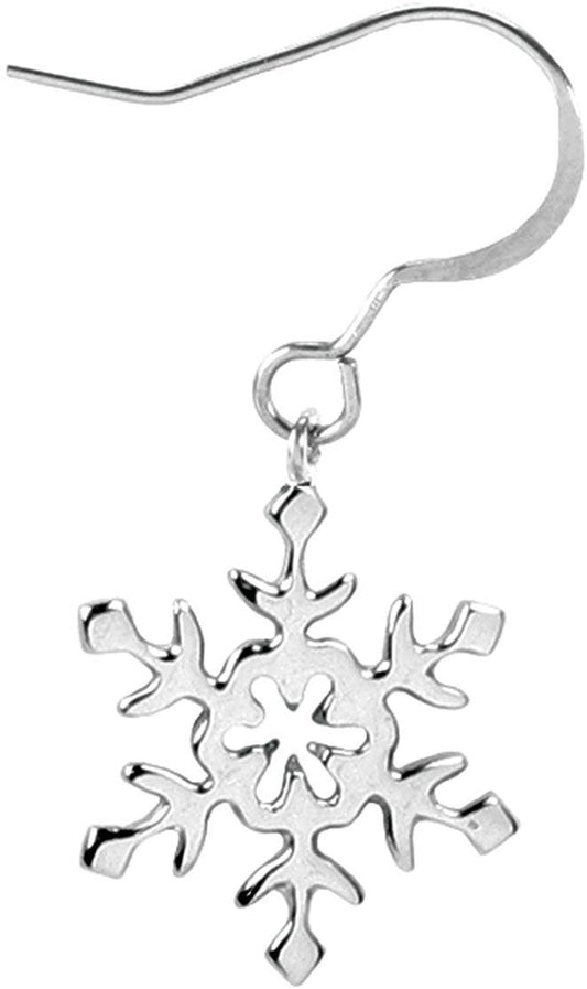 Snowflake Earrings - Collectible Dangle Jewelry Accessory Jewel