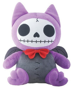 SUMMIT COLLECTION Furrybones Purple Bat Flappy Wearing Red Bow Tie Plush Doll