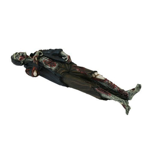 PTC Zombie Laying Dead Resin Incense Burner Statue Figurine, 10" L