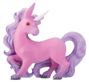 Pink Unicorn Sera with Purple Hair and A White Horn Collectible