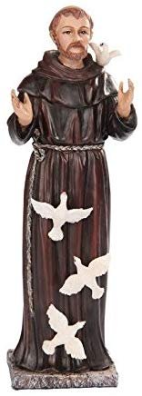 PTC 6 Inch Medium Saint Francis Orthodox Religious Statue Figurine