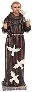PTC 6 Inch Medium Saint Francis Orthodox Religious Statue Figurine