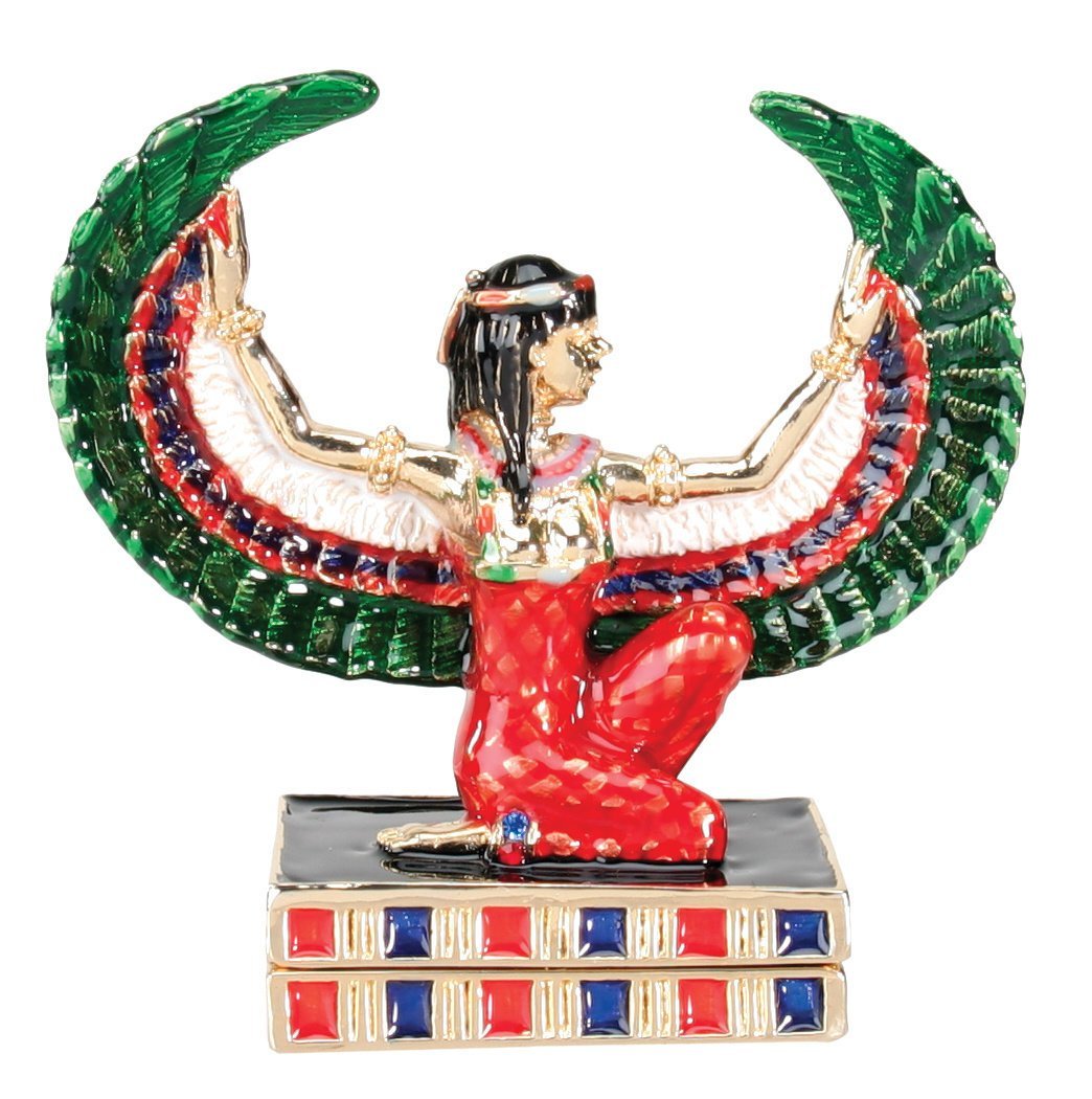 Egyptian Maat Jeweled Box - Collectible Egypt Jewelry Container