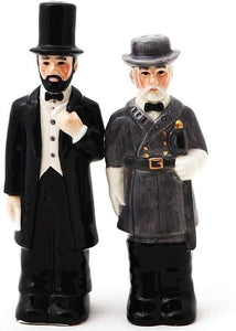 Civil War: Abraham Lincoln & Robert E. Lee: Kitchen Salt & Pepper Shaker Set