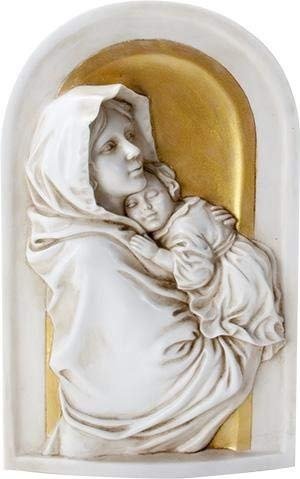 Classic Inspirations Madonna and Child Christian Home Decor Wall Plaque