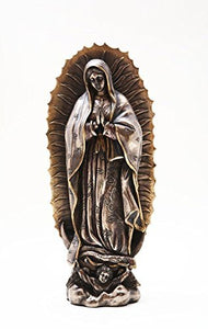 PTC 10.38 Inch The Lady of Guadalupe Polished Resin Statue Figurine