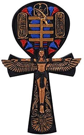 Pacific Giftware PT Egyptian Ankh Symbol Winged ISIS Resin Collectible Figurine