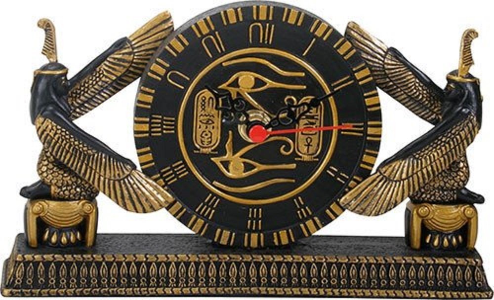 YTC Summit International Ancient Egyptian Hieroglyphic Design Desk Clock Home Decoration Egypt New