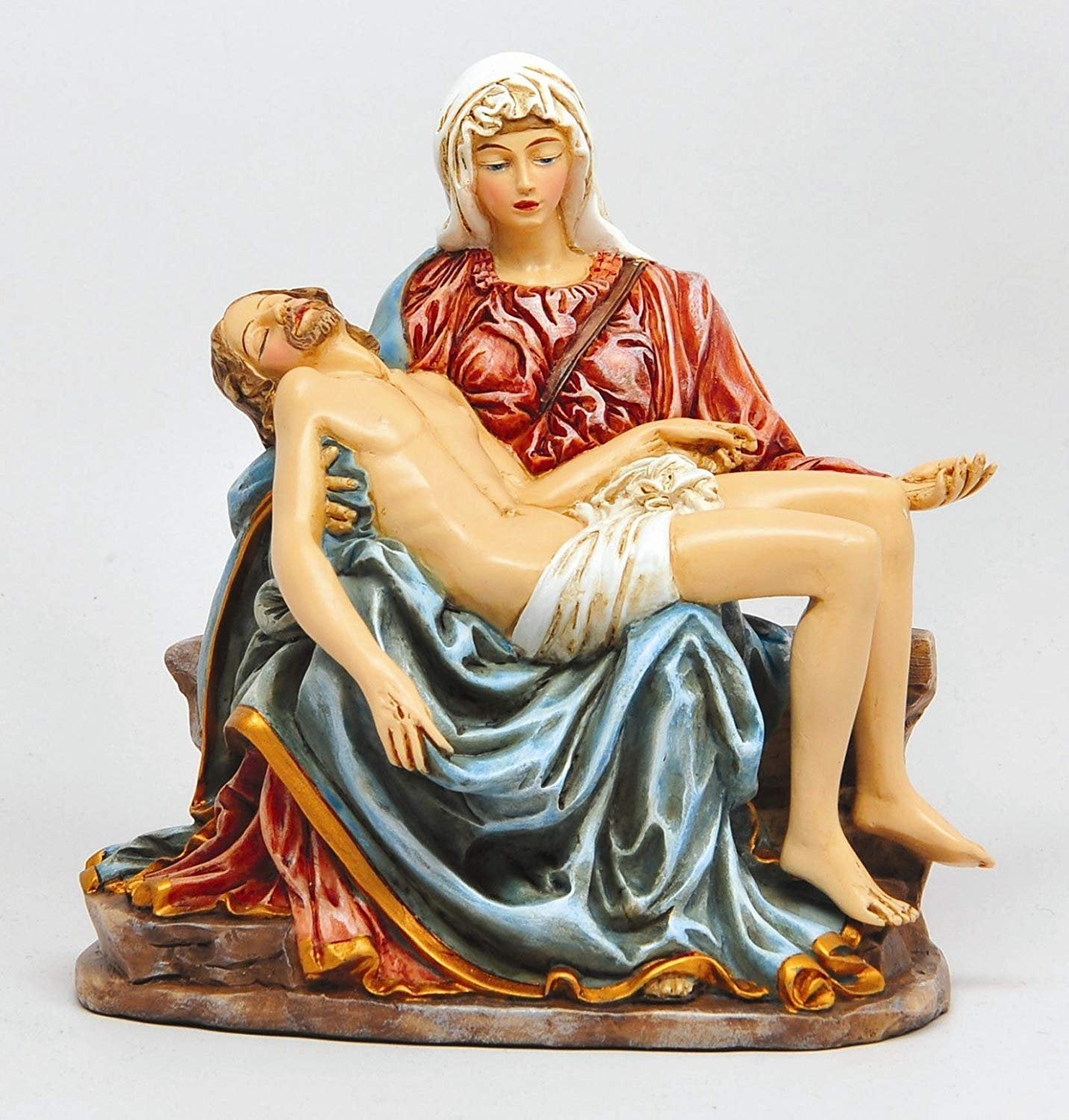 5.5 Inch Michelangelo's The Pieta Religious Statue Figurine