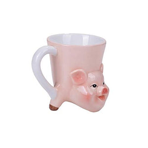 Pacific Giftware Topsy Turvy Pig Mug Adorable Mug Upside Down Home Office Decor