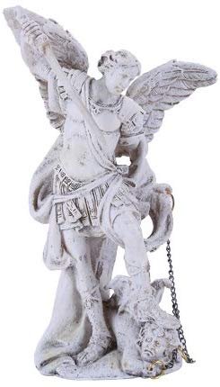 Pacific Giftware 4.75" Tall White Saint Michael Prince of Heavenly Hosts Archangel Collectible Figurine