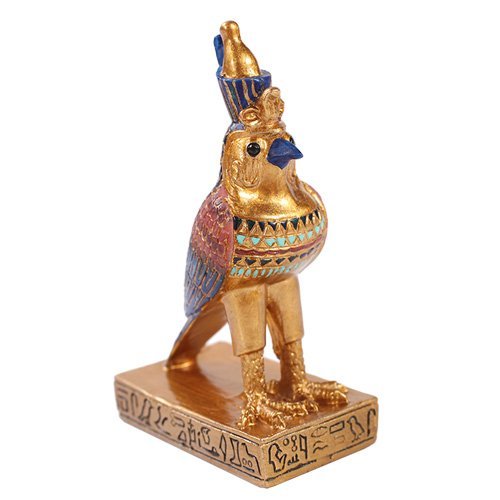 Egyptian Small Horus Mini Figurine Made of Polyresin