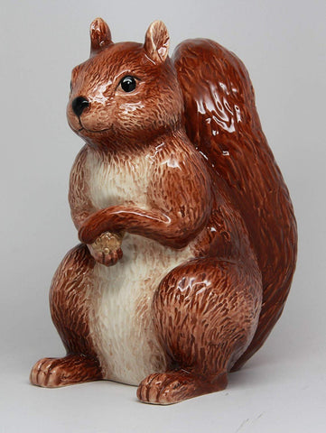 PTC 6 Inch Ceramic Squirrel Savings Piggy/Coin/Money Bank, Brown